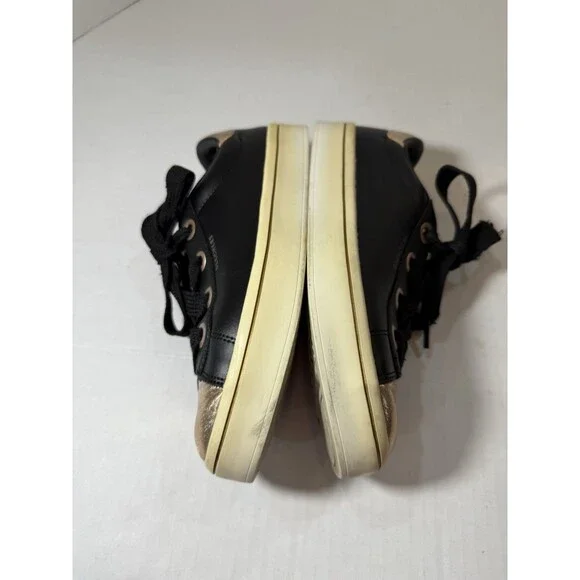 Skechers Woman's Street Los Angeles SN982 Memory Foam Size 9 Black / Rosegold - Picture 12 of 12